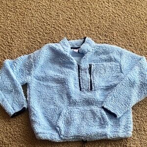No Boundaries Light Blue XXL Junior Fleece Pullover with option to cinch